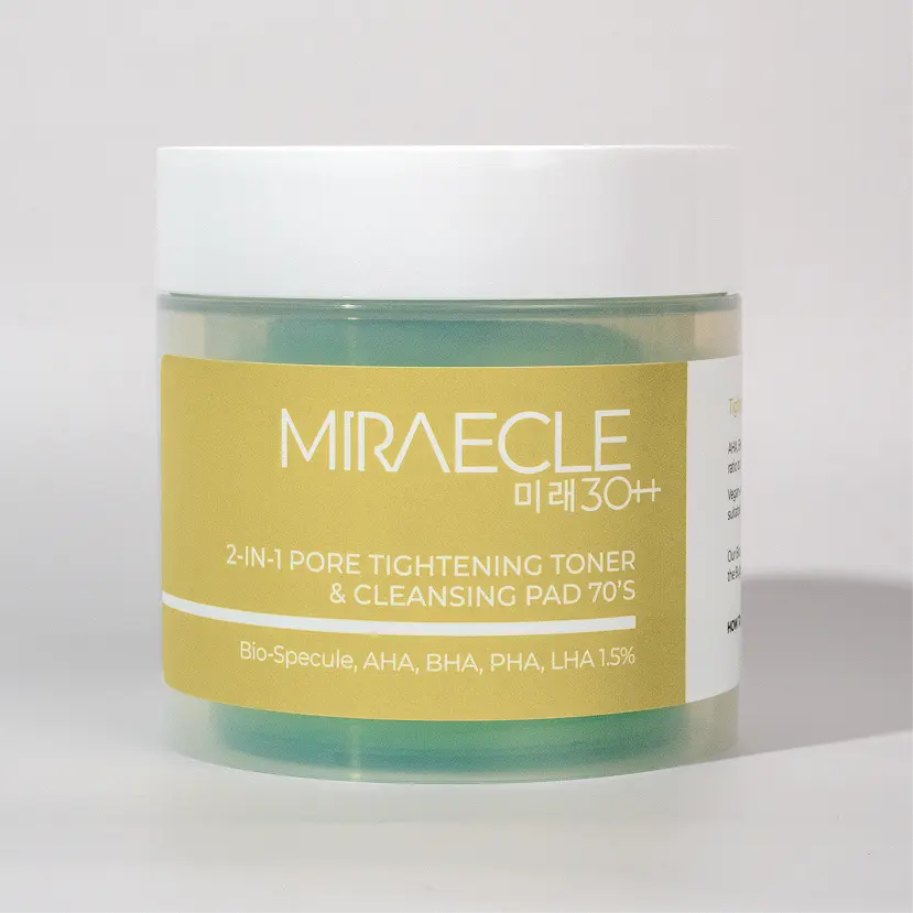 2 in 1 pore tightening toner & cleansing pad