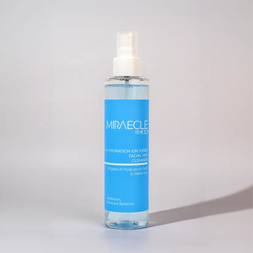 3 in 1 hydration ion toner, facial mist, cleanser